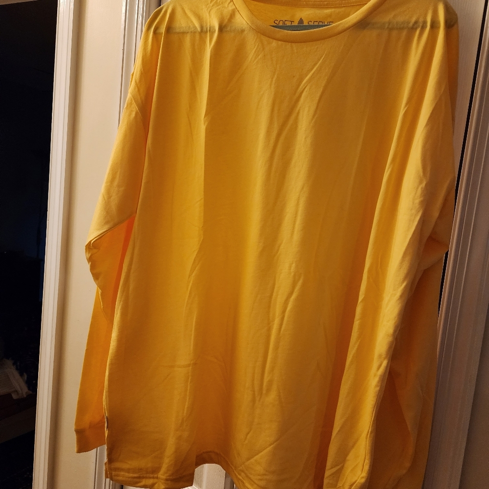 Soft Serve Buttery Yellow Long Sleeve Tee
